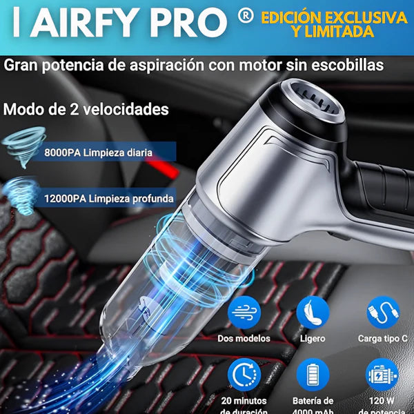 Aspiradora Portátil 2 en 1 TurboClean™