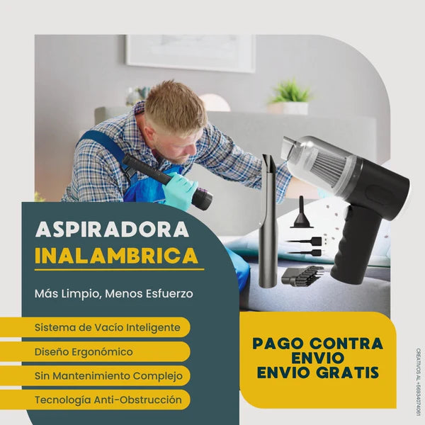 Aspiradora Portátil 2 en 1 TurboClean™